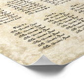 旋回木のルーツ古代披露宴シーティングチャート ポスター (角)