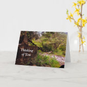 旋回橋、マウイハワイのあなたの考えること カード (黄色い花)