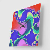 旋回水 スクエア壁時計 (傾斜)