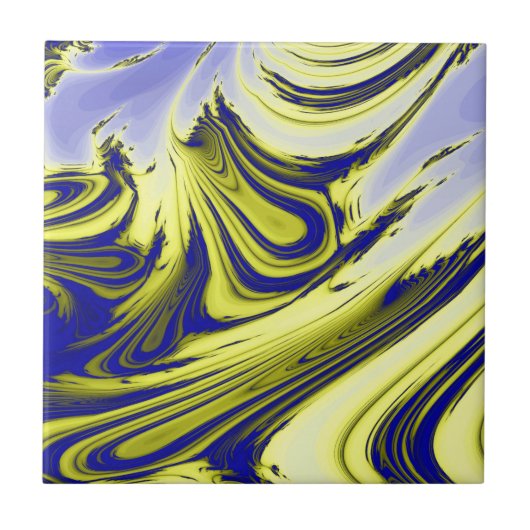 旋回水 タイル (正面)