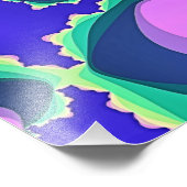 旋回流河川 フォトプリント            (角)