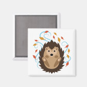 旋回秋ハリネズミ マグネット (正面/裏面)