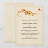 旋回紅葉結婚ズ 招待状 (正面/裏面)