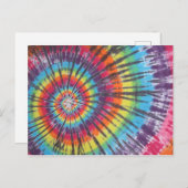 旋回絞り染め ポストカード (正面/裏面)