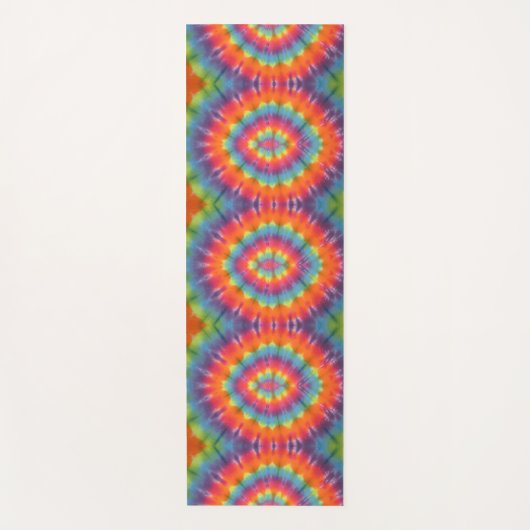 旋回絞り染め ヨガマット (正面)