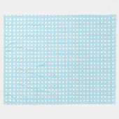 旋回花びらパターン フリースブランケット (正面(横))