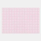 旋回花びらパターン ラッピングペーパーシート (正面2)