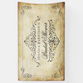 旋回華美ヴィンテージブライダルシャワー 横断幕 (縦)