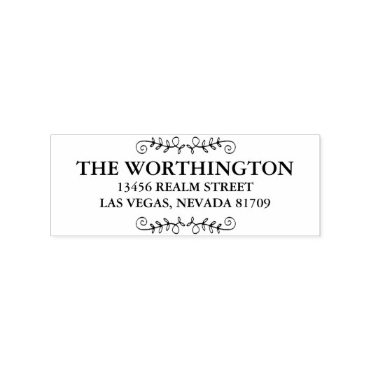 旋回葉4 ラバースタンプ (インプリント)