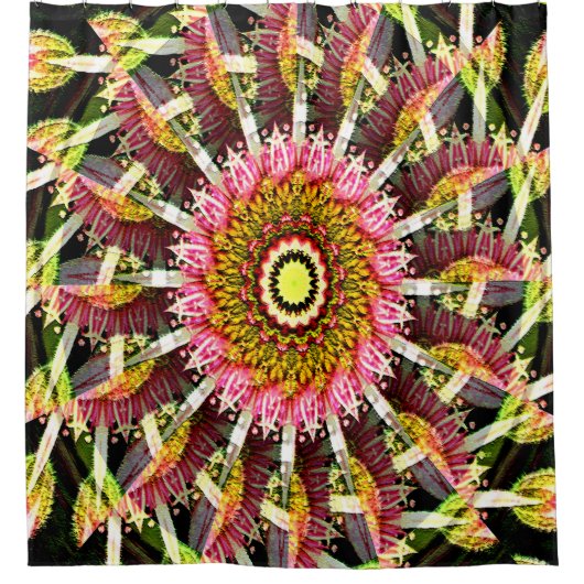 旋回開花..... シャワーカーテン (正面)