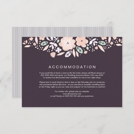 旋回風フローラ結婚の方向 エンクロージャーカード (正面/裏面)