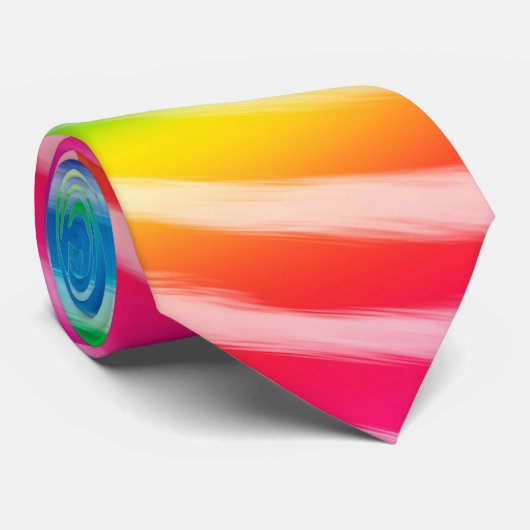 旋回鮮やか絞り染め ネクタイ (ロール)