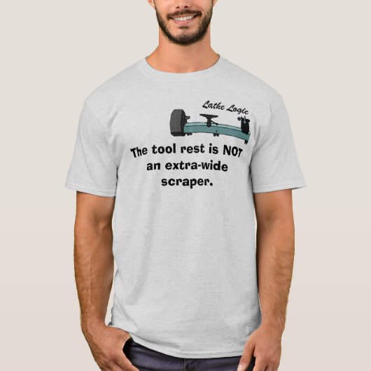 旋盤の論理1 Tシャツ (正面)