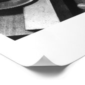 旋盤工の手1943 ポスター (角)