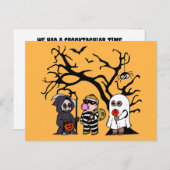 旋盤性子供の誕生日パーティーサンキューカード ポストカード (正面/裏面)