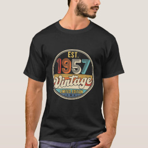 旋盤65誕生日装飾65th BDay 1957 Tシャツ