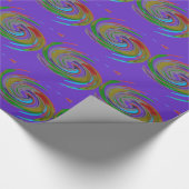 旋風の紫 ラッピングペーパー (角)