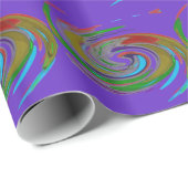 旋風の紫 ラッピングペーパー (ロールコーナー)