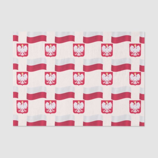 旗および頂上ポーランド 薄葉紙 (正面)