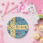 旗が付いているスウェーデン文化項目 ペーパープレート (パーティー)