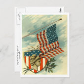 旗と女性の自由 ポストカード (正面/裏面)