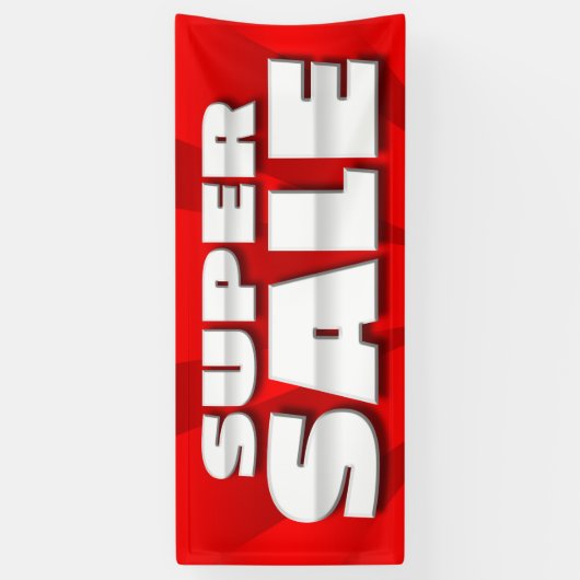 旗によってすごい販売- 2.5' x6 横断幕 (縦)