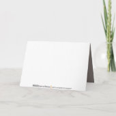 旗によって折られる卒業の招待状(銀) 招待状 (裏面)