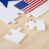 旗に忠誠を誓う ジグソーパズル (側面)