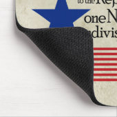 旗に忠誠を誓う マウスパッド (コーナー)