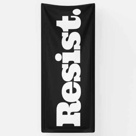 旗に抵抗して下さい 横断幕 (縦)
