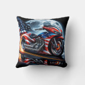 旗に飾られたバイ鮮やかク クッション (裏面)