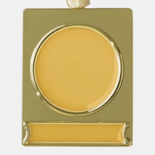 旗のオーナメントの銀の金ゴールドのclrはイメージの文字DIYを加えます ゴールドプレートバナーオーナメント (正面)