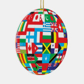 旗のオーナメント セラミックオーナメント (右)