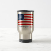 旗のタンブラーが1つしかない トラベルマグ (中央)