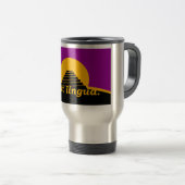 旗のタンブラーのフィアットの舌状器官 トラベルマグ (正面右)