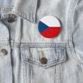 旗のチェコスロバキア共和国 缶バッジ (インサイチュ)