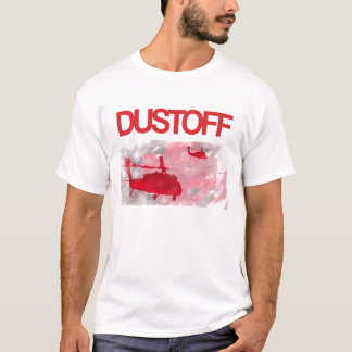 旗のテーマ(前部だけ)上のDustoff Tシャツ