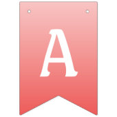 旗のパーティーの旗をバントするカスタマイズ可能なテンプレート バンティングフラッグ (第1の旗)