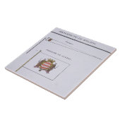 旗のフランスのな本からのモナコからの旗、c. タイル (側面)