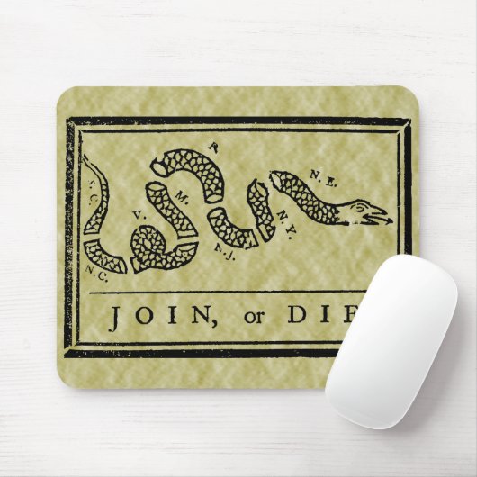 旗のマウスパッド結合しますか、または死んで下さい マウスパッド (マウス)