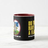 旗のマグがあります マグカップ (中央)