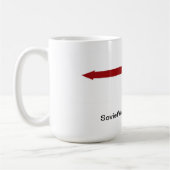 旗のマグ コーヒーマグカップ (左)