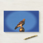 旗の上のカンザスホークそれを投稿するメモ ポストイット (デスク)