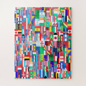 旗の世界 ジグソーパズル (縦)