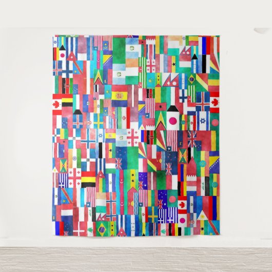 旗の世界 タペストリー (正面)