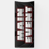 旗の主要なイベント- 2.5' x6 横断幕 (縦)