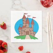 旗の付いた城 スタンダードランチョンナプキン (インサイチュ)