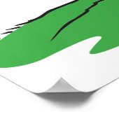 旗の付いた城 ポスター (角)