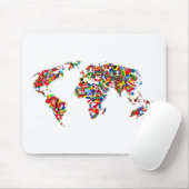 旗の地図 マウスパッド (マウス)
