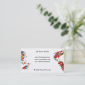 旗の地図、 名刺 (スタンド正面)